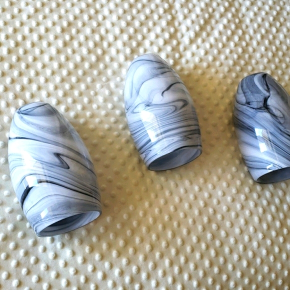 Set of 3 mini pendant light shades